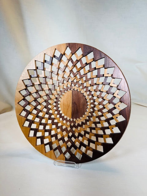 Beveled Edge Round Top "Star" Bowl