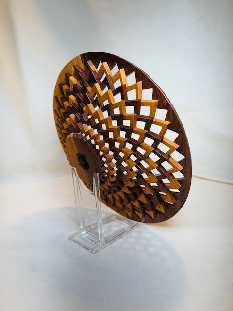 Beveled Edge Round Top "Star" Bowl
