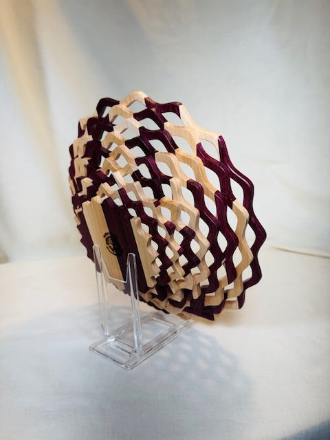 "Candy Cane" Lattice Bowl
