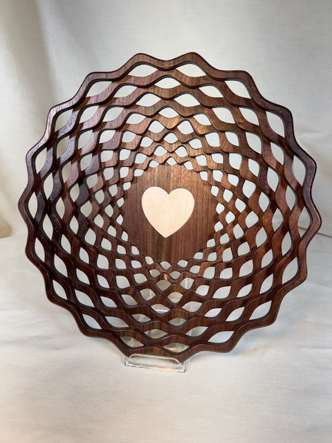 Chamfered Edge Lattice Bowl