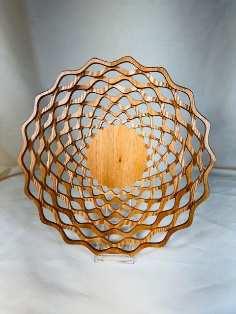Lattice Bowl with beveled top