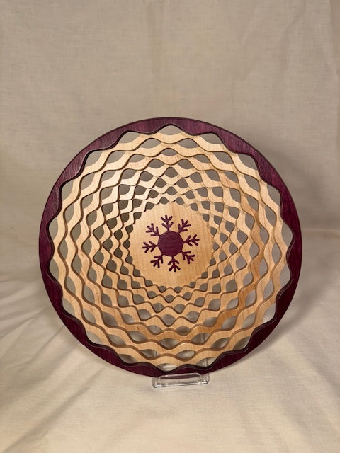 Wood Lattice Bowl