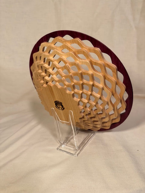Wood Lattice Bowl