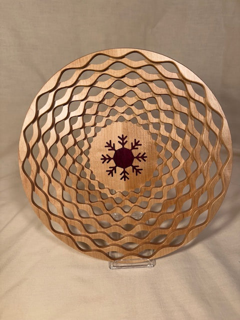 Wood Lattice Bowl