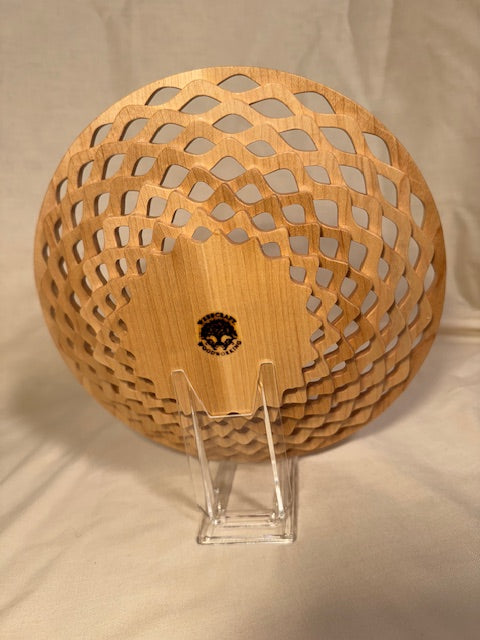 Wood Lattice Bowl
