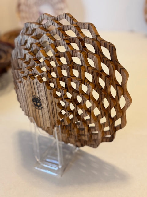 Wood Lattice Bowl